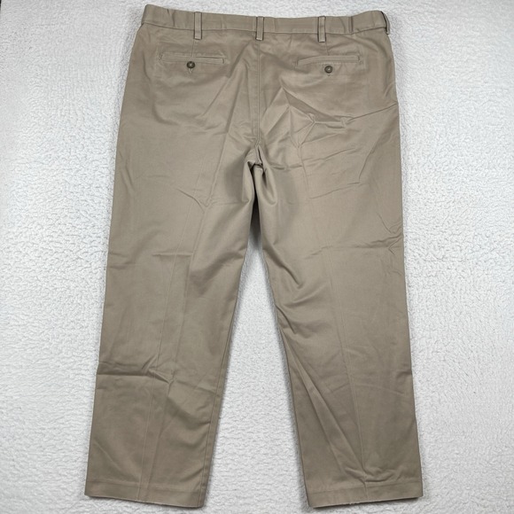 Savane Pants Mens 42x29 (actual‎ 42x28) Beige Workwear Business Casual Travel - Picture 2 of 10